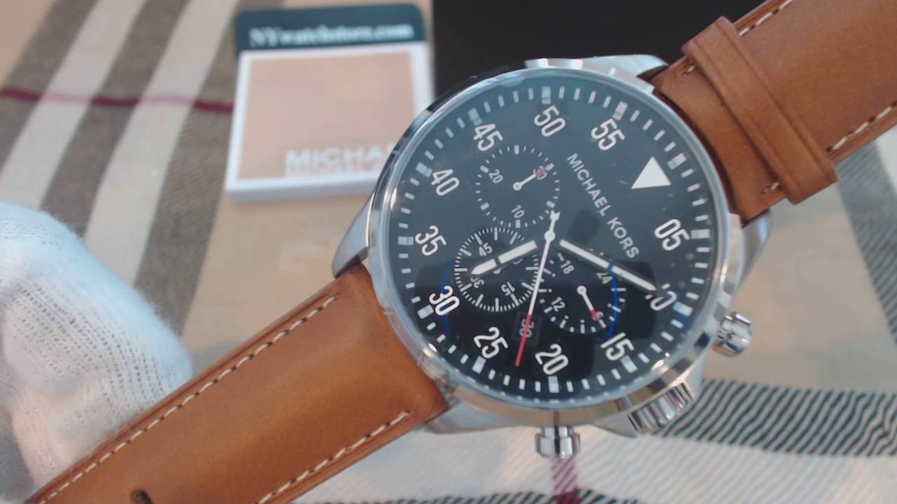 Michael Kors MK8362 Gage Brown Watch Review - WatchReviewBlog