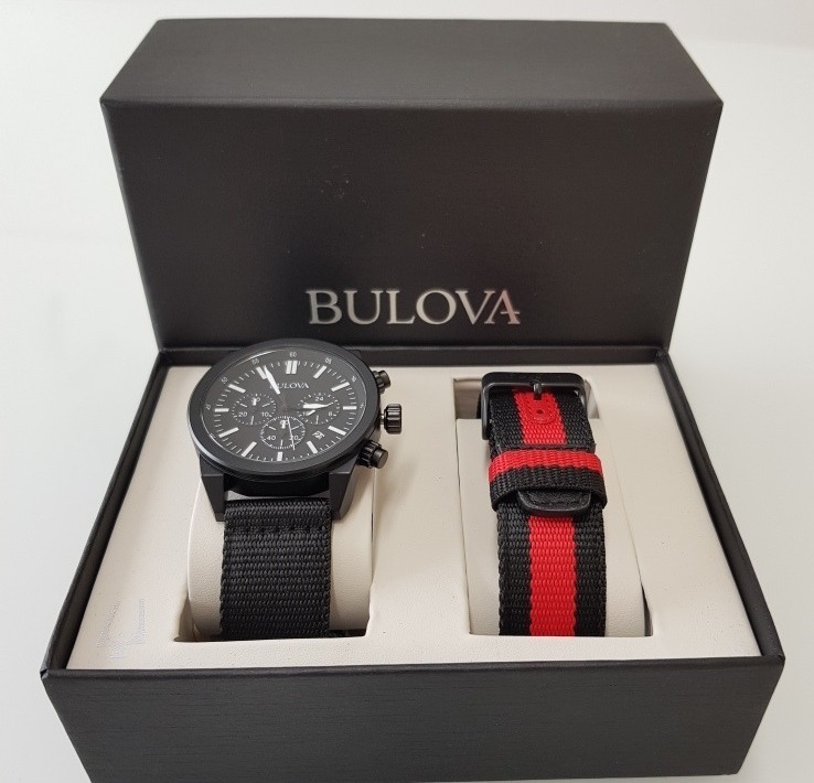 Bulova 98B280 Black IP Chronograph Watch Review