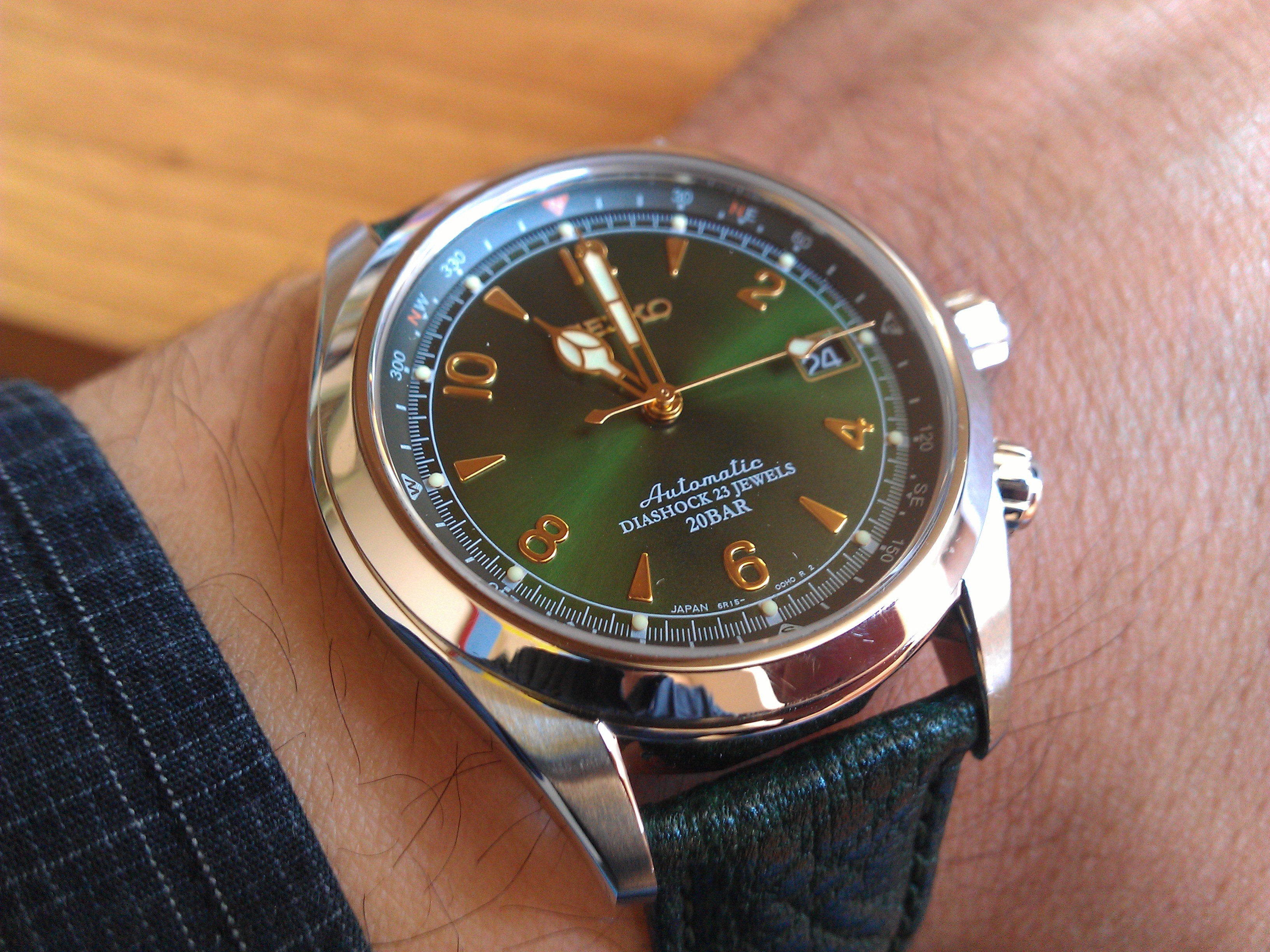 Seiko SARB017 Mechanical Alpinist Watch Review - WatchReviewBlog