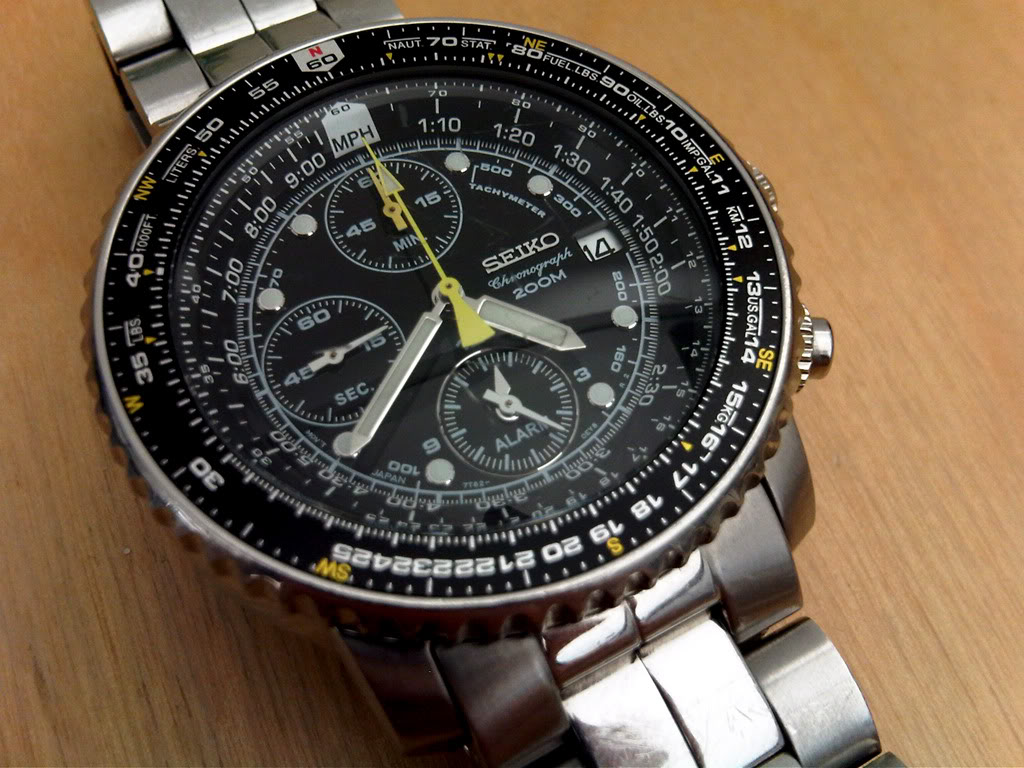 Satire egyptisk Velkommen Seiko SNA411 FlightMaster Chronograph Watch Review - WatchReviewBlog