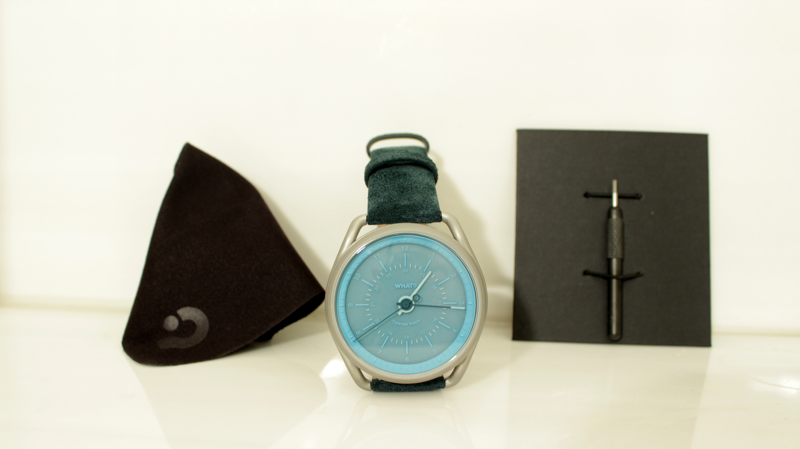 What? Calendar Watch Aqua Review