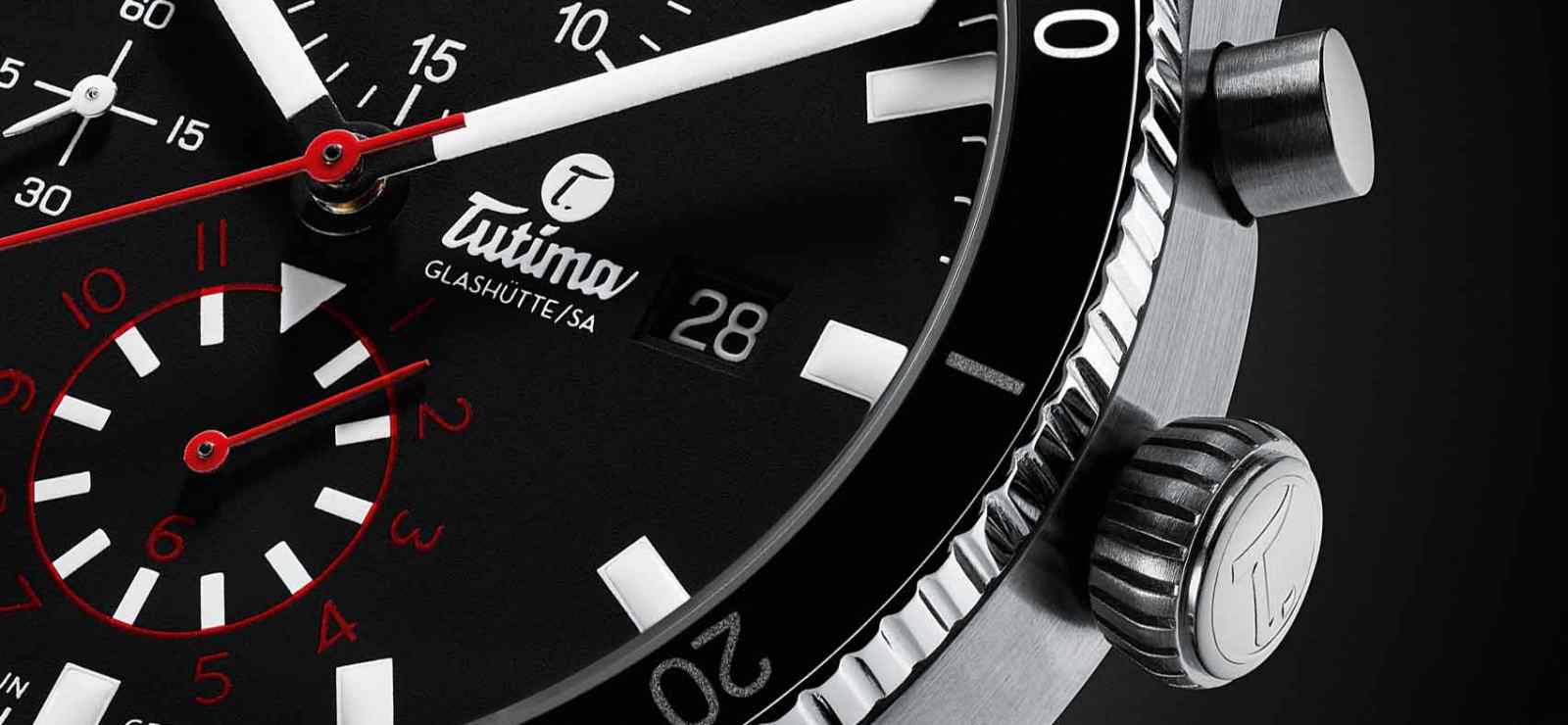 Tutima 6401-01 Dial Close Up