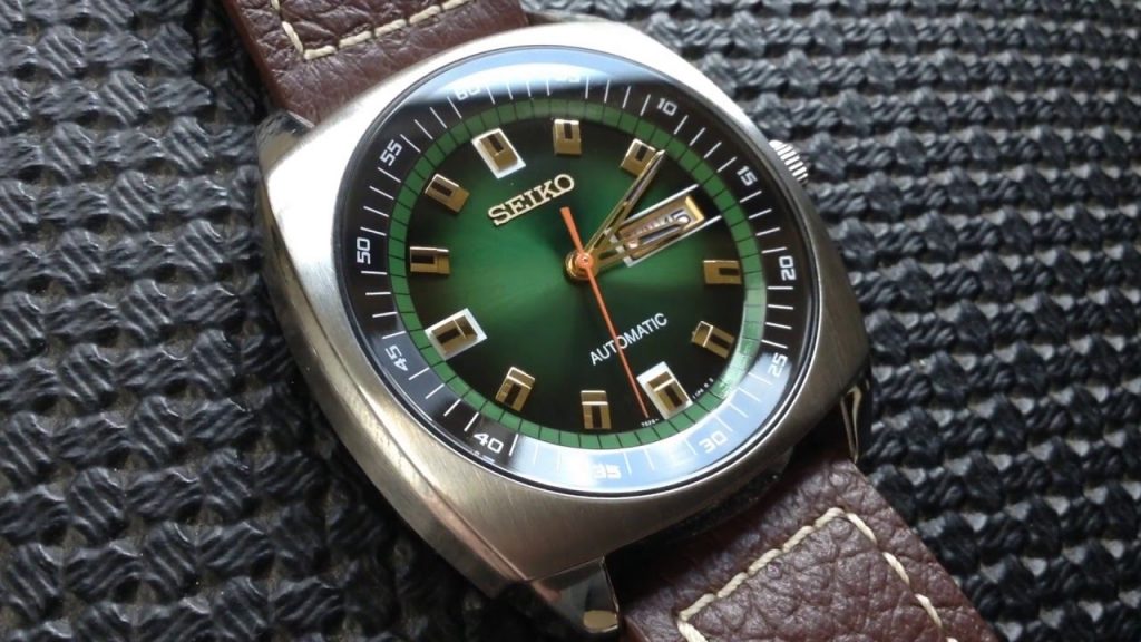 Seiko SNKM97 Green Dial Automatic Watch Review WatchReviewBlog