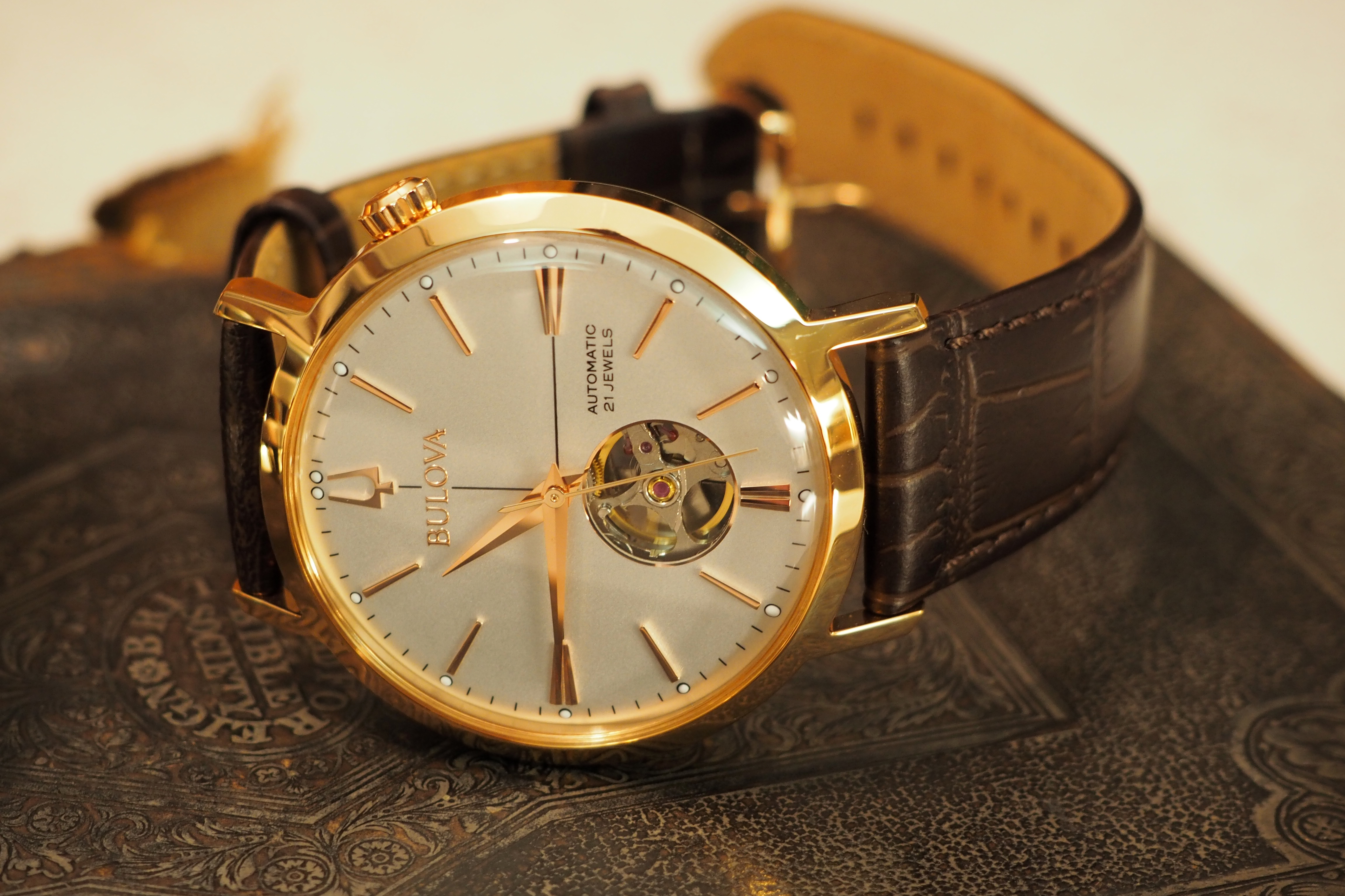 cream colored dial