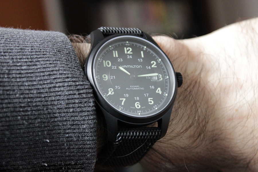 Hamilton HML-H70575733 Khaki Field Matte Black Watch Review