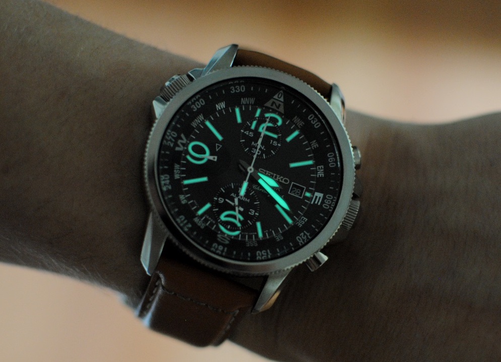 SSC081 black dial with lume