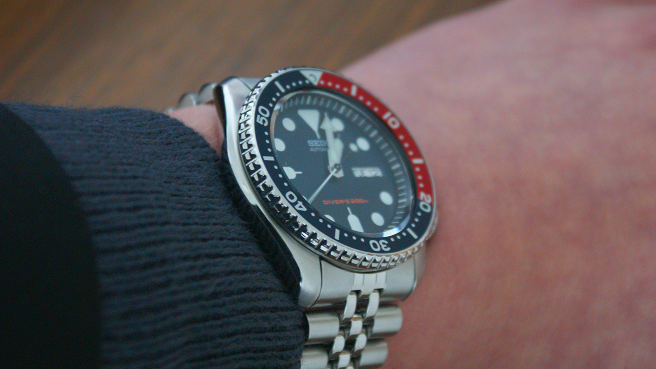 SKX009K1 on wrist