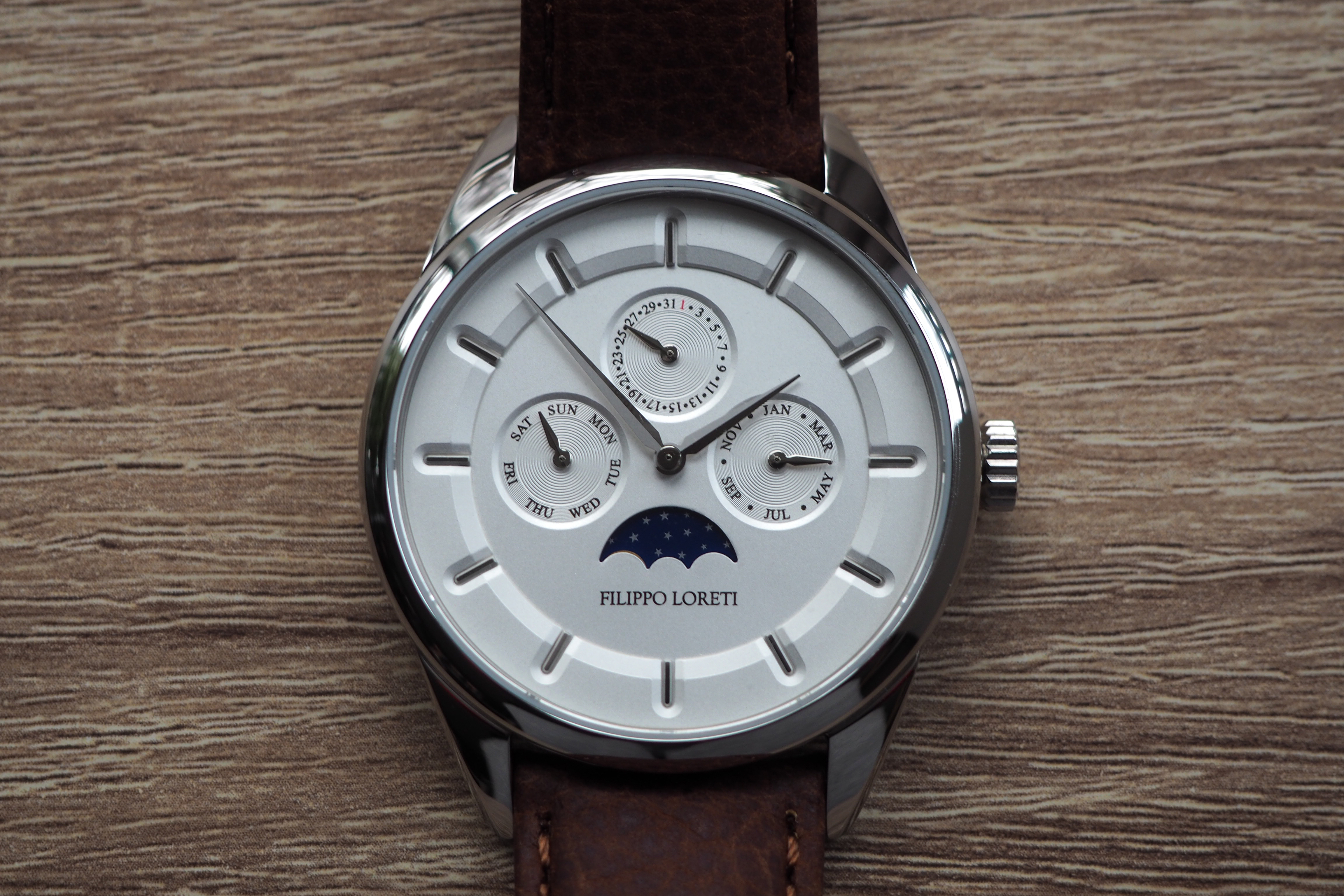 Filippo Loreti Venice Moonphase Silver Watch Review