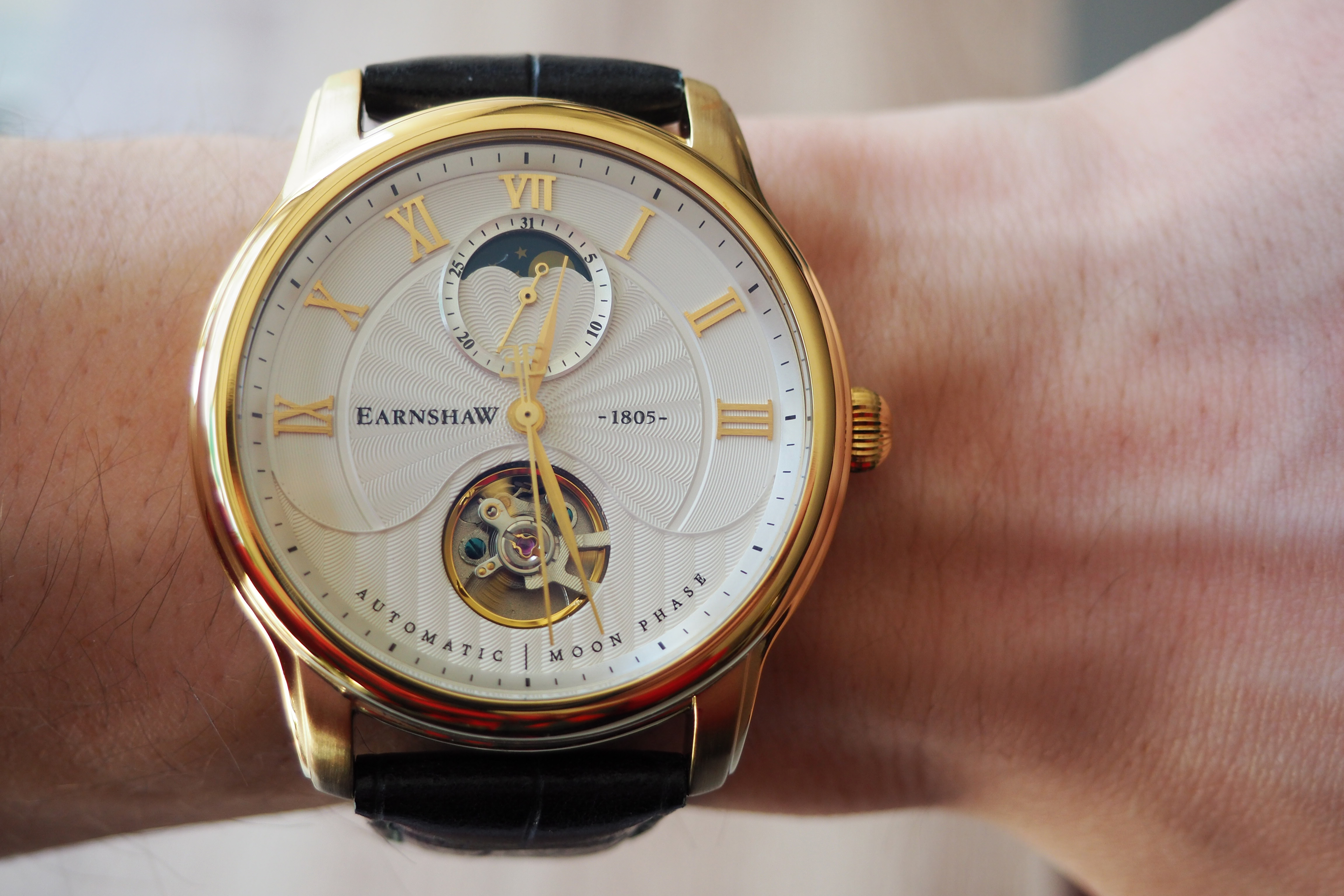 Earnshaw Longitude Moonphase ES 8066 03 Watch Review WatchReviewBlog