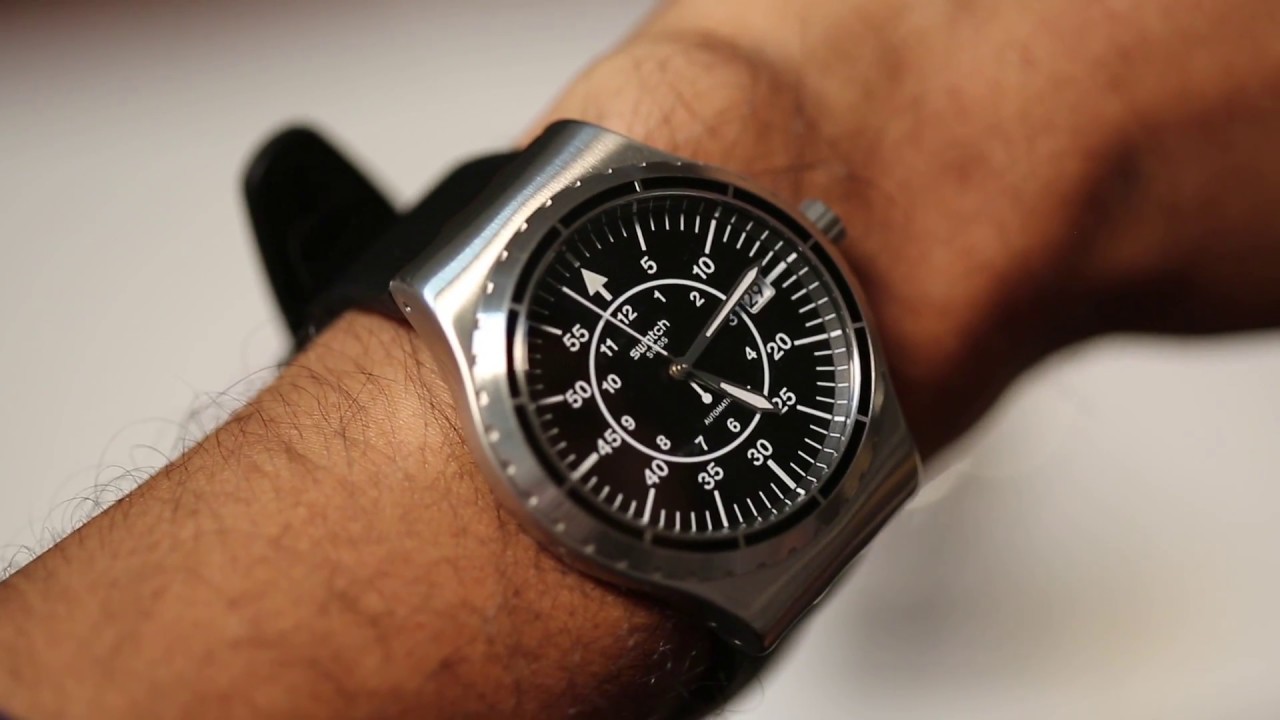 Swatch YIS403 Irony Sistem 51 Arrow Watch Review WatchReviewBlog