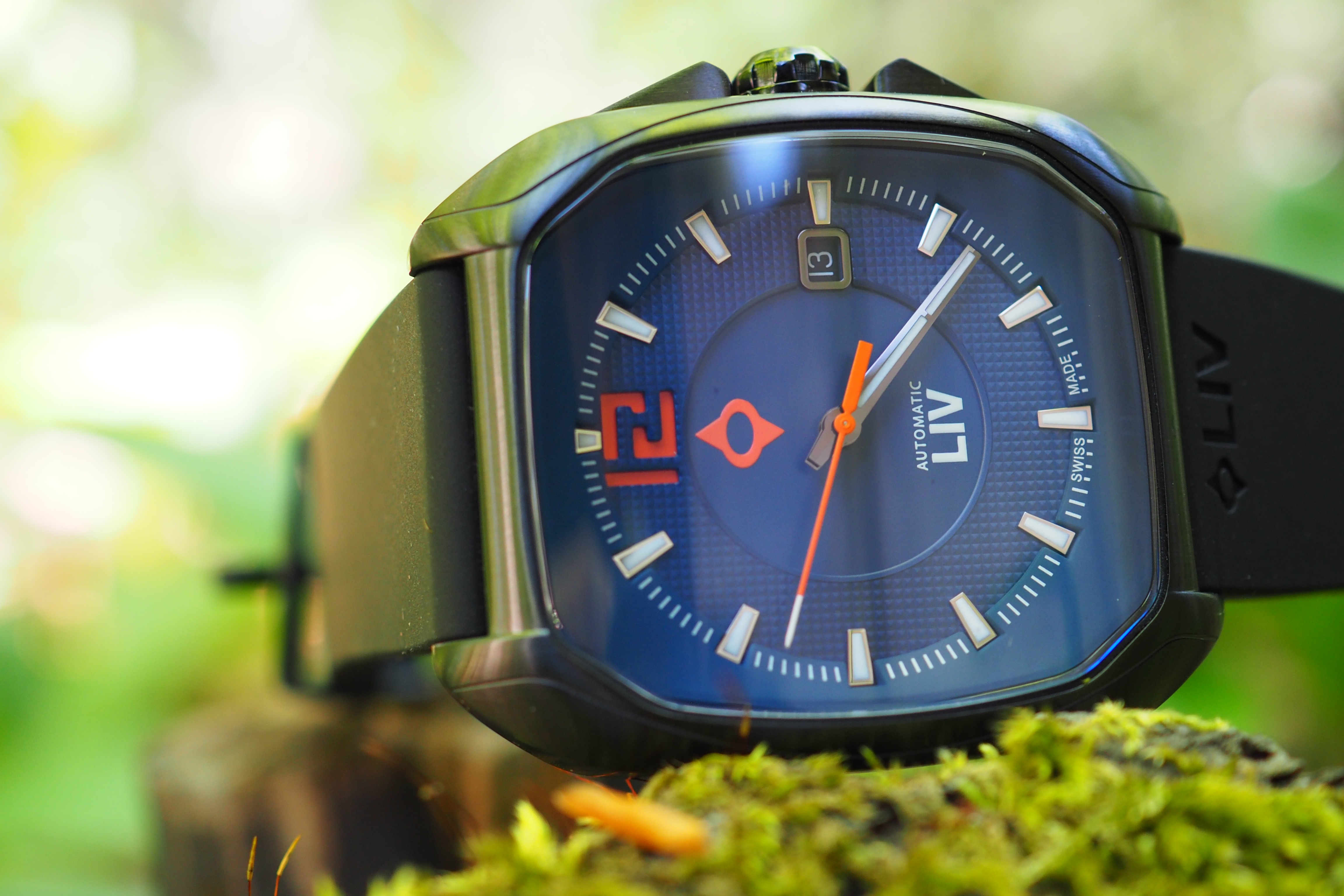 LIV Rebel-A Black IP Automatic Blue Dial Watch Review