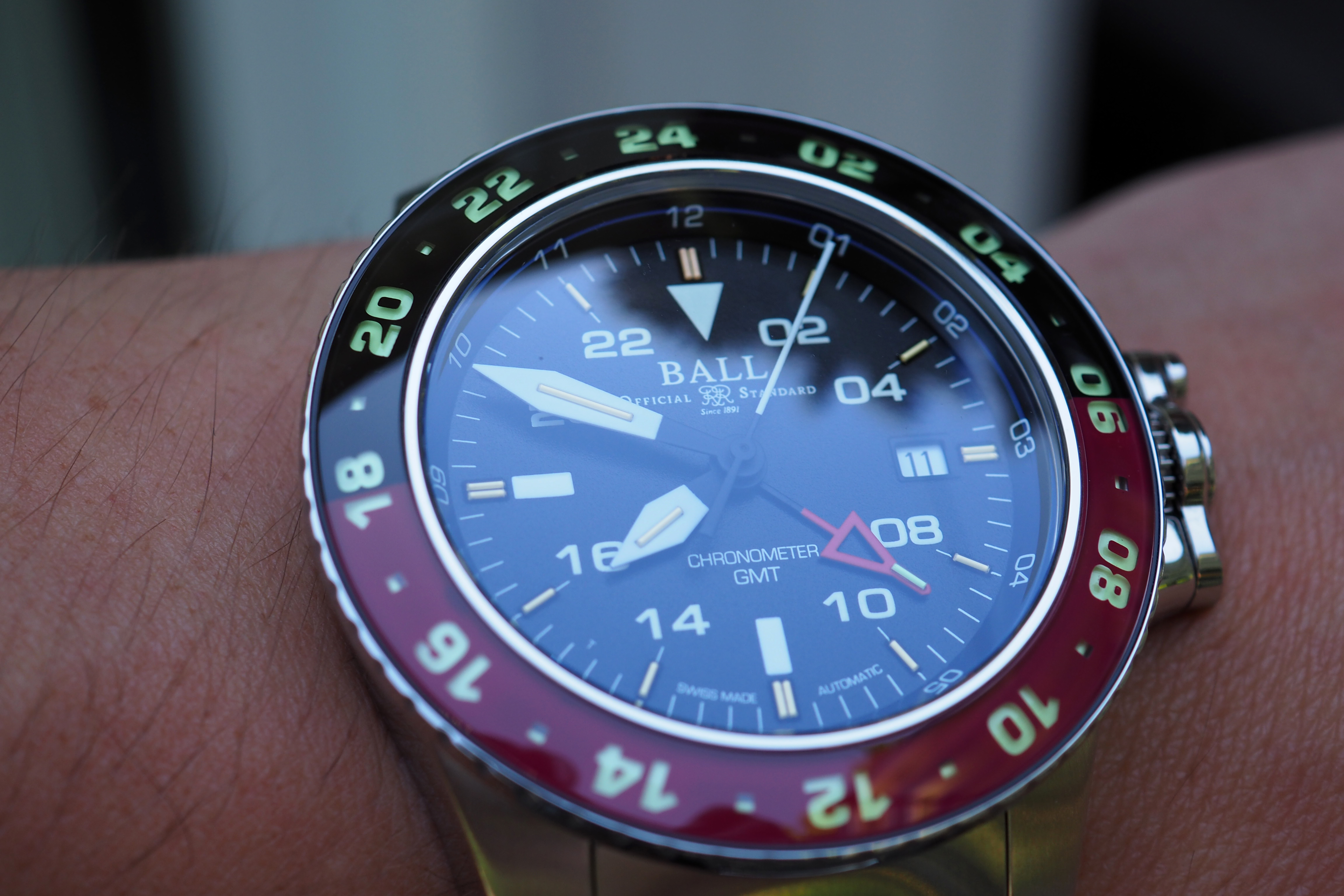 Tritium lume dial photo