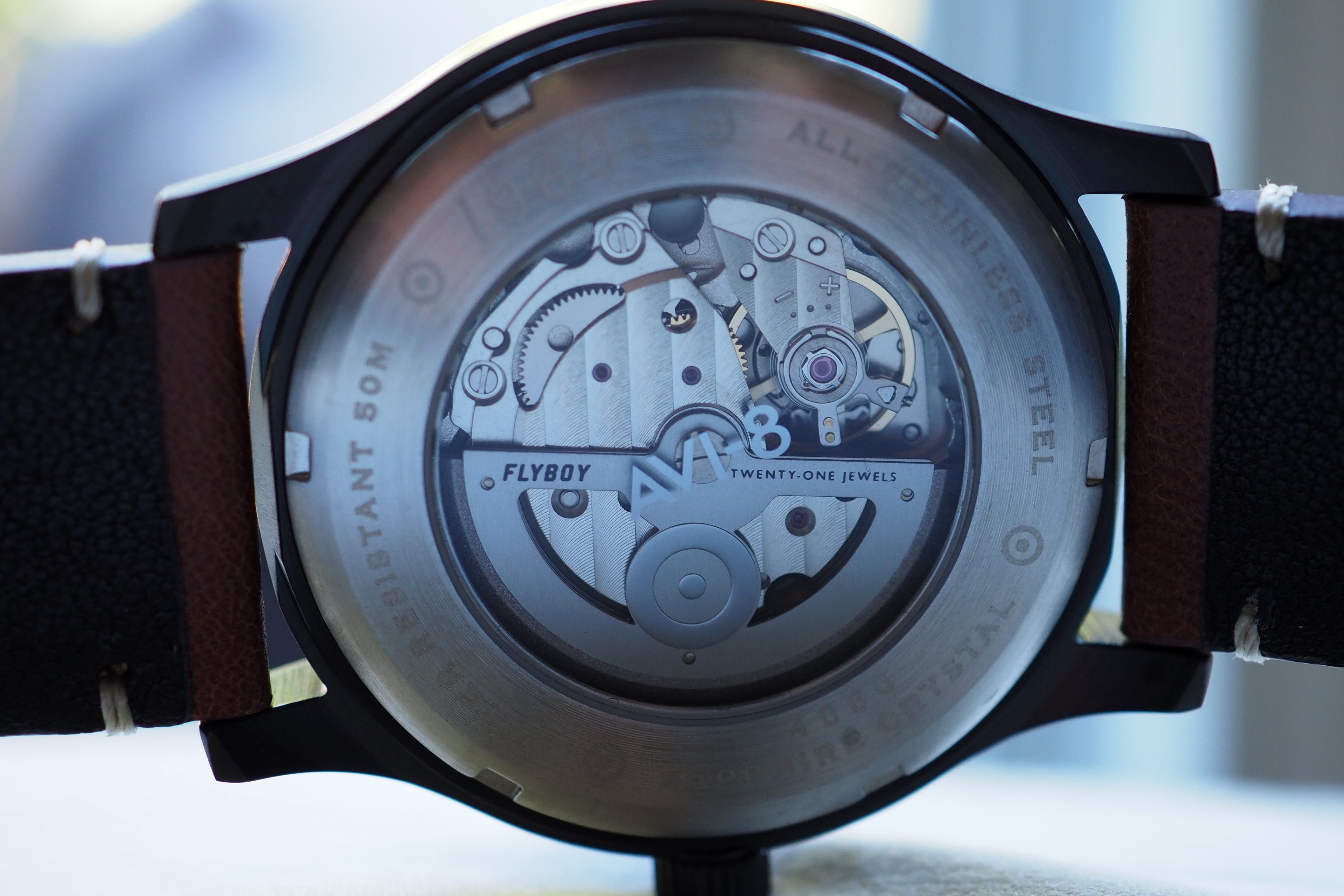 8218 Movement with display back