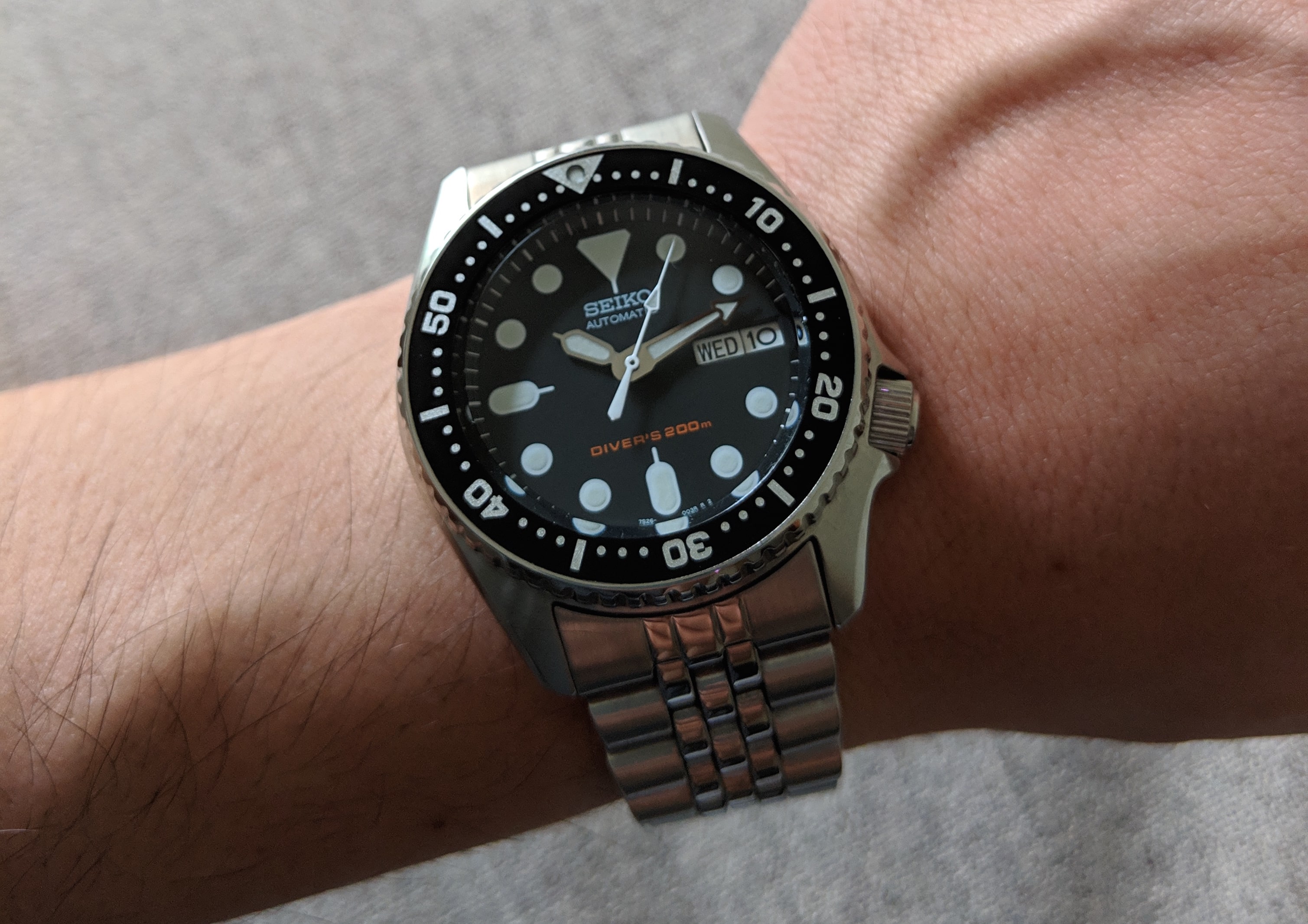 SKX013 on the wrist