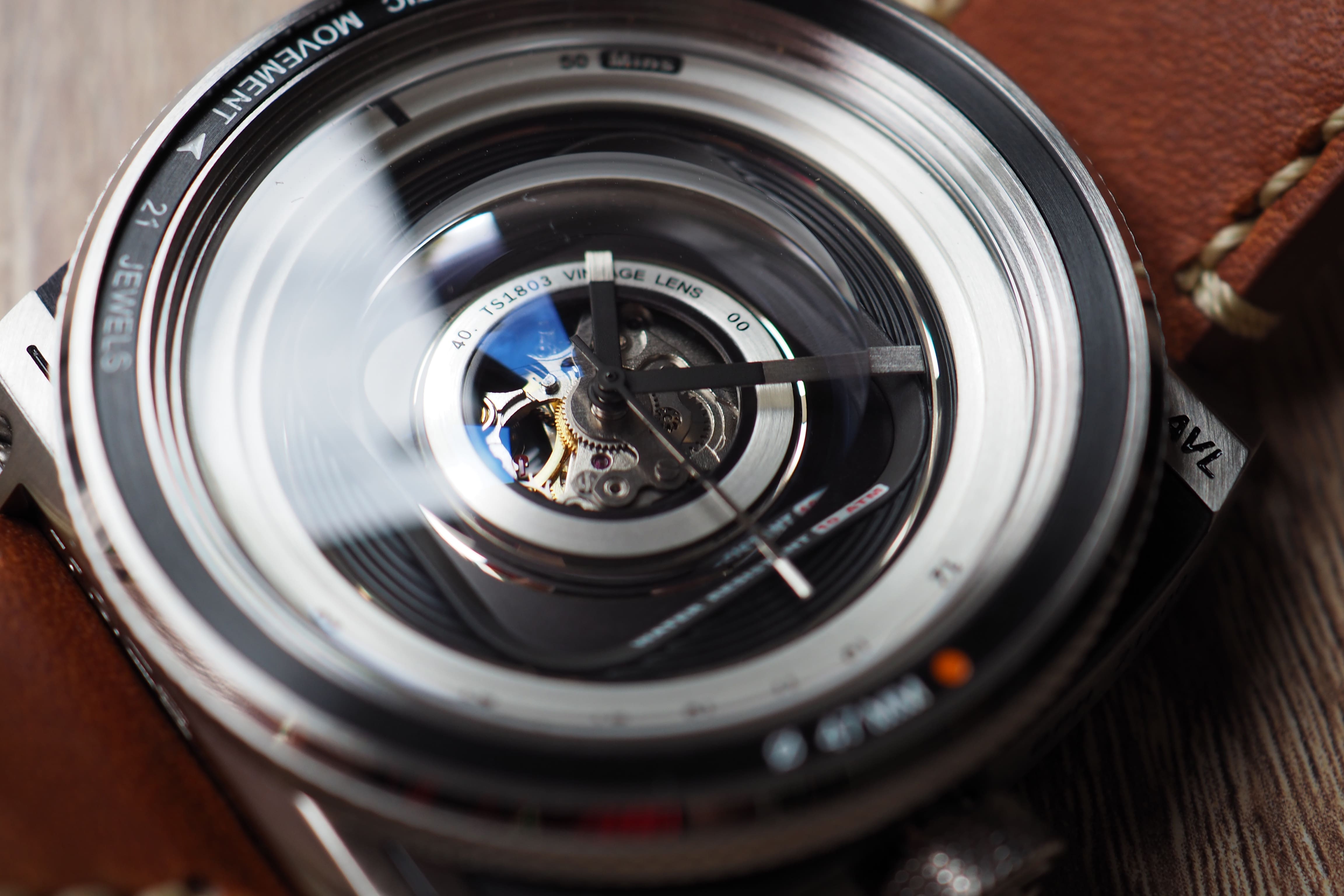 Macro of lens like dial