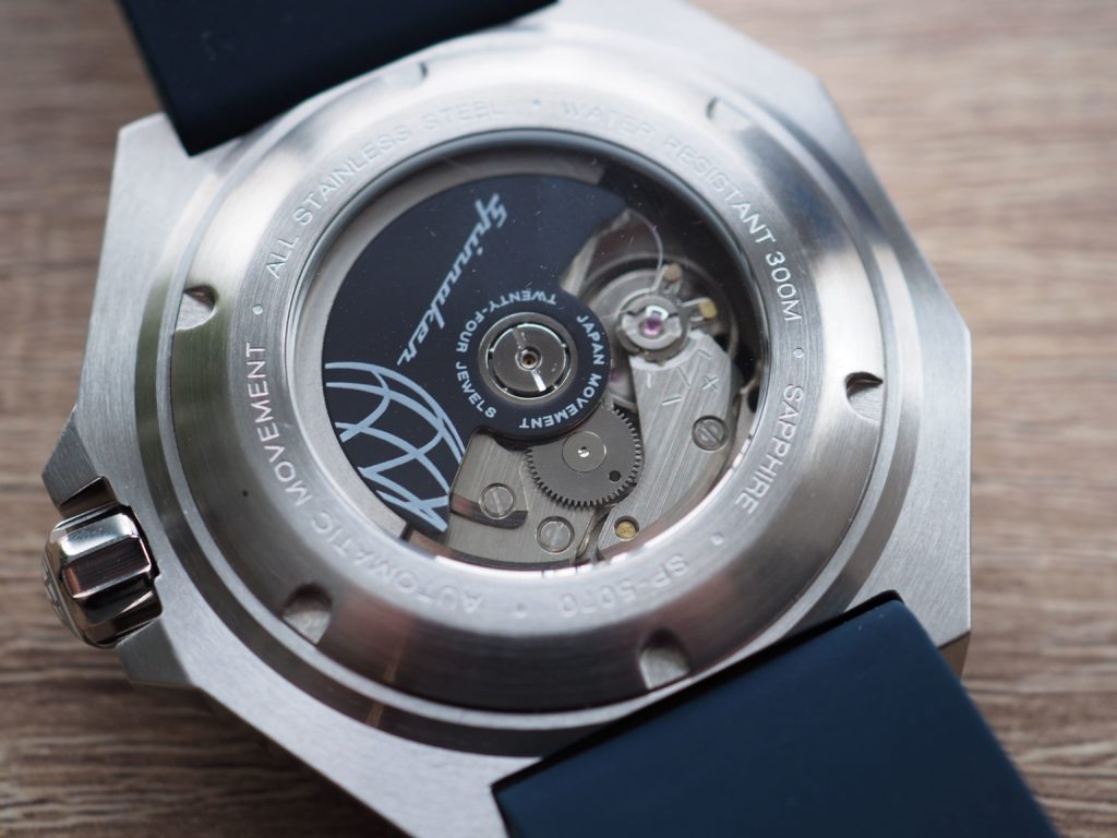 Dumas movement caseback