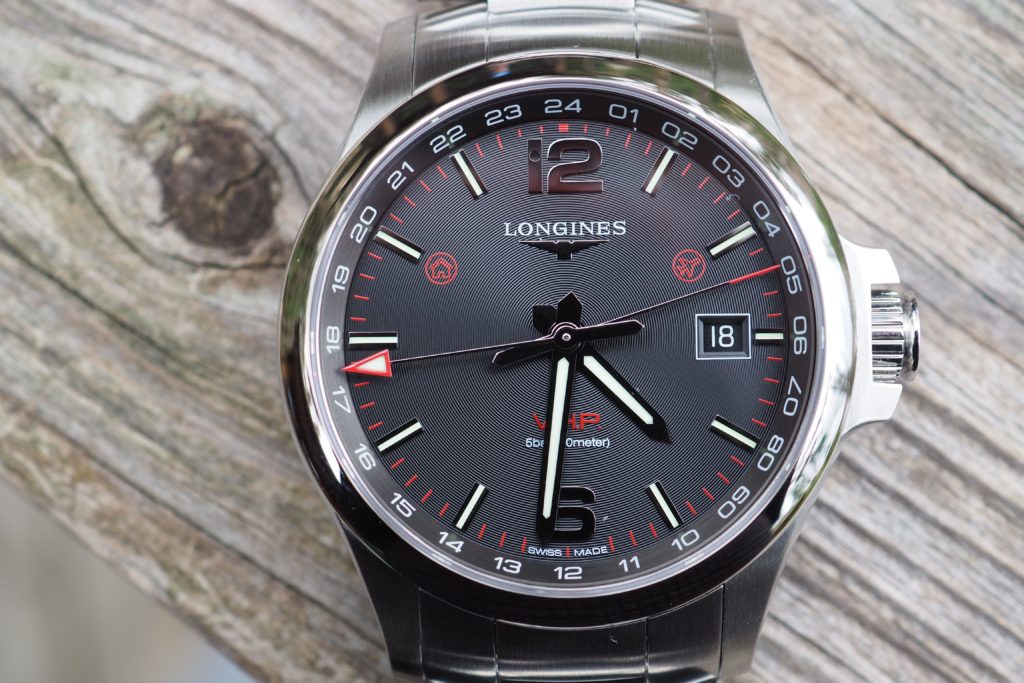 GMT case and bezel finish