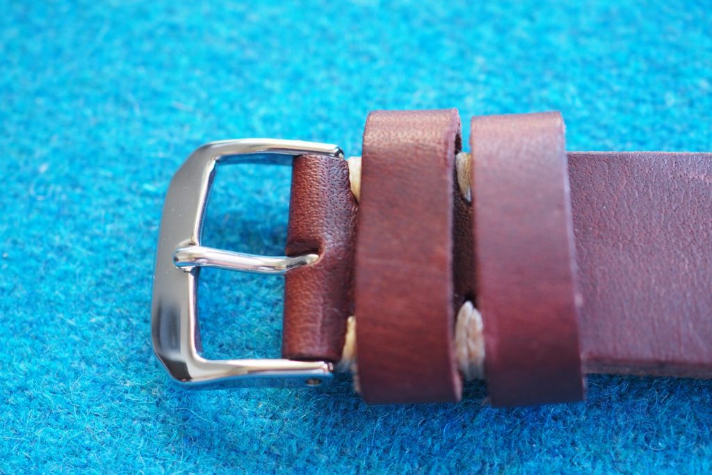 Buckle and leather band