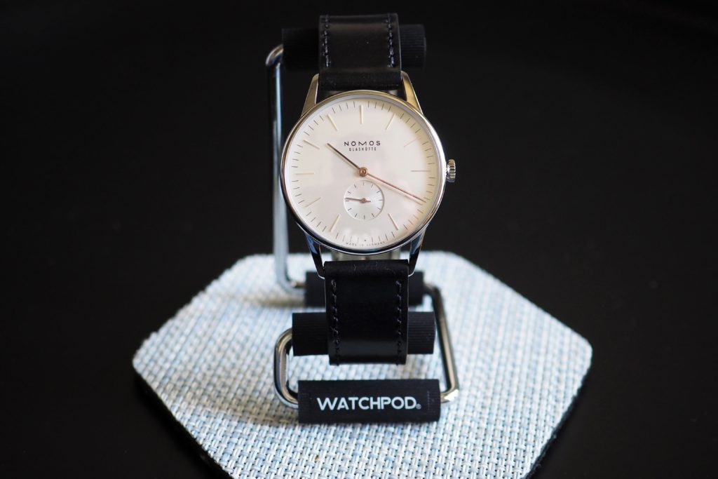 Nomos Orion on the WATCHPOD Display Stand