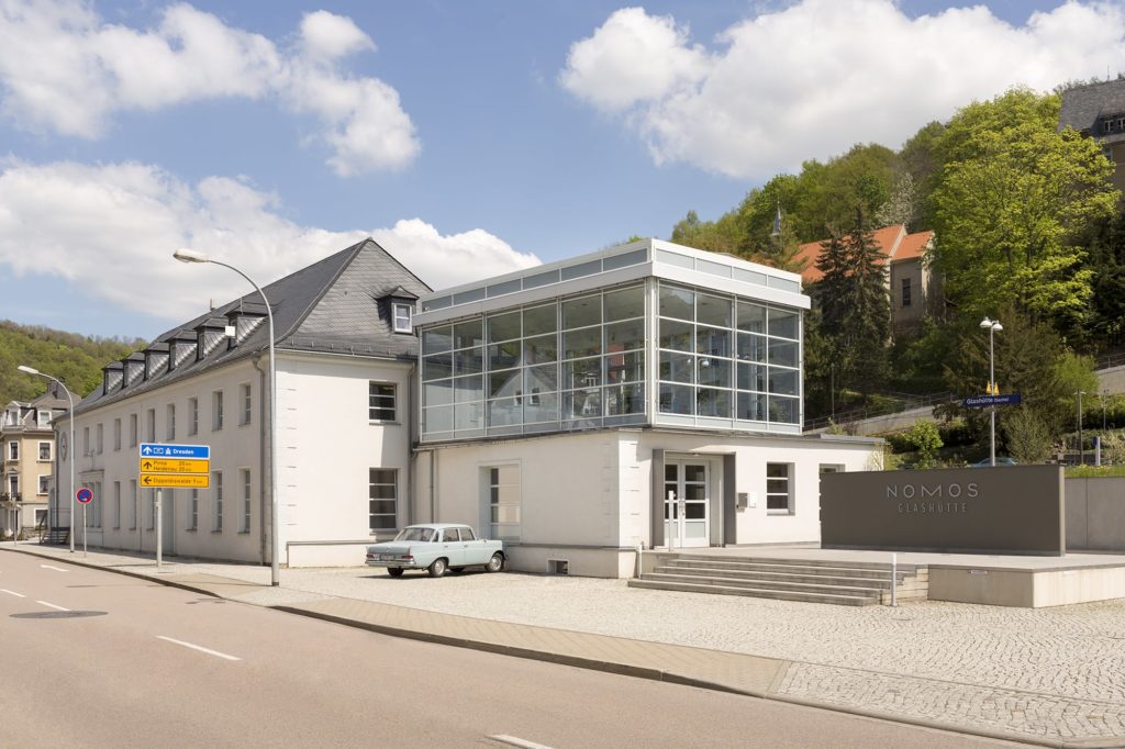 Nomos’ headquarters building in Glashütte