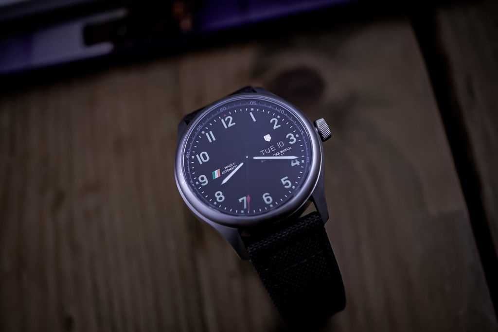 Photo of full watch and strap