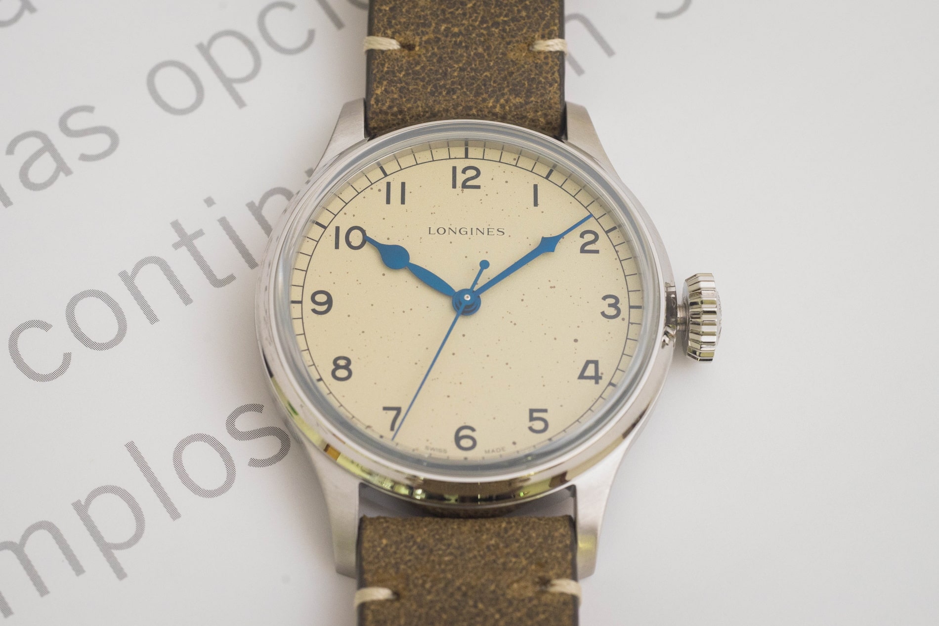 THE LONGINES HERITAGE MILITARY Stainless Steel Watch | lupon.gov.ph