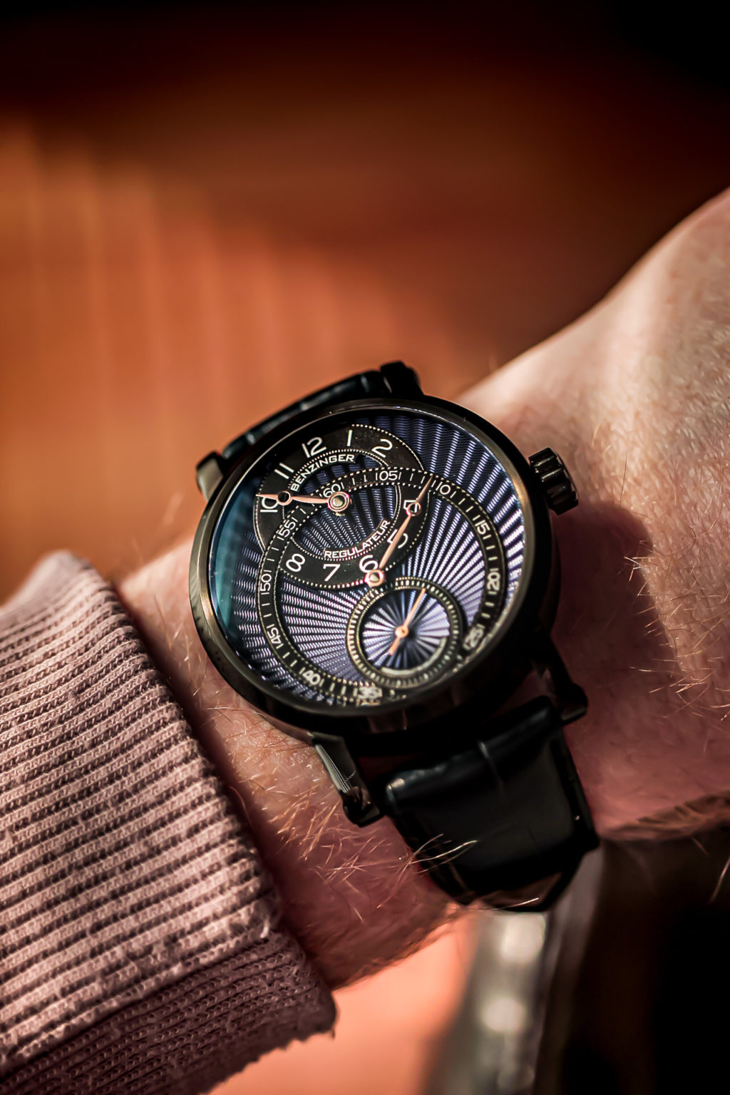 Benzinger Regulator Blueblack Watch Review WatchReviewBlog