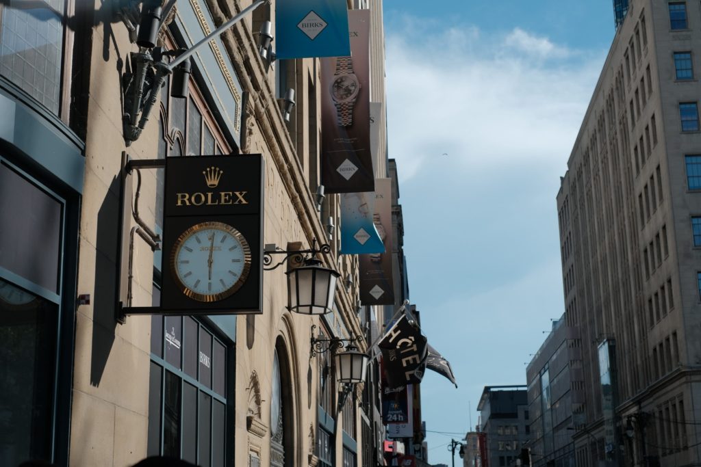 Rolex authorized dealer Birks Montreal