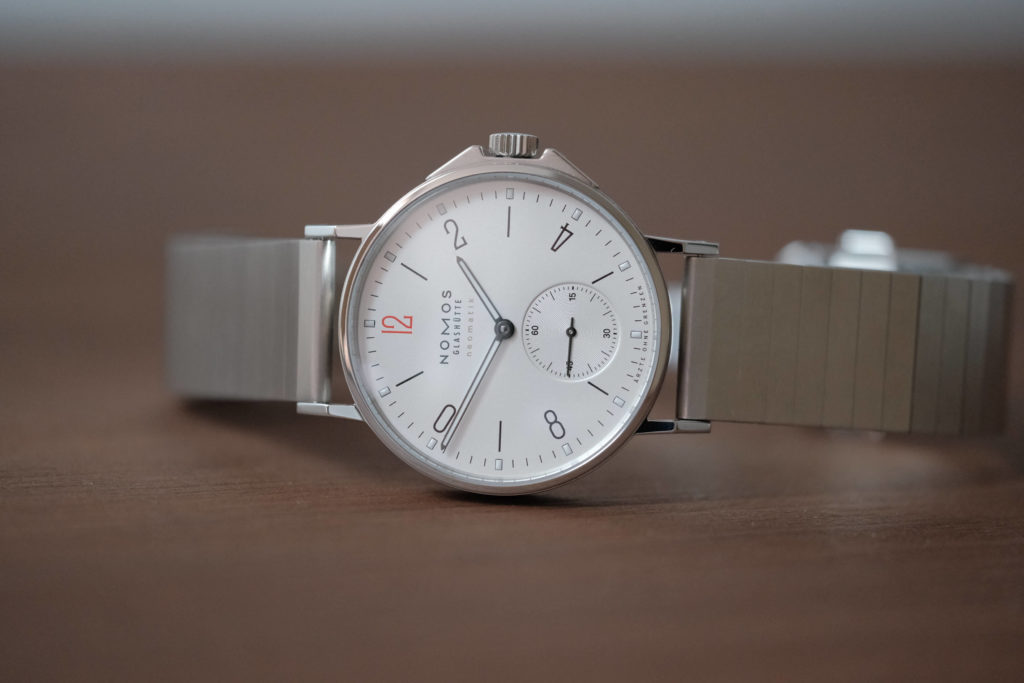 Watch on table