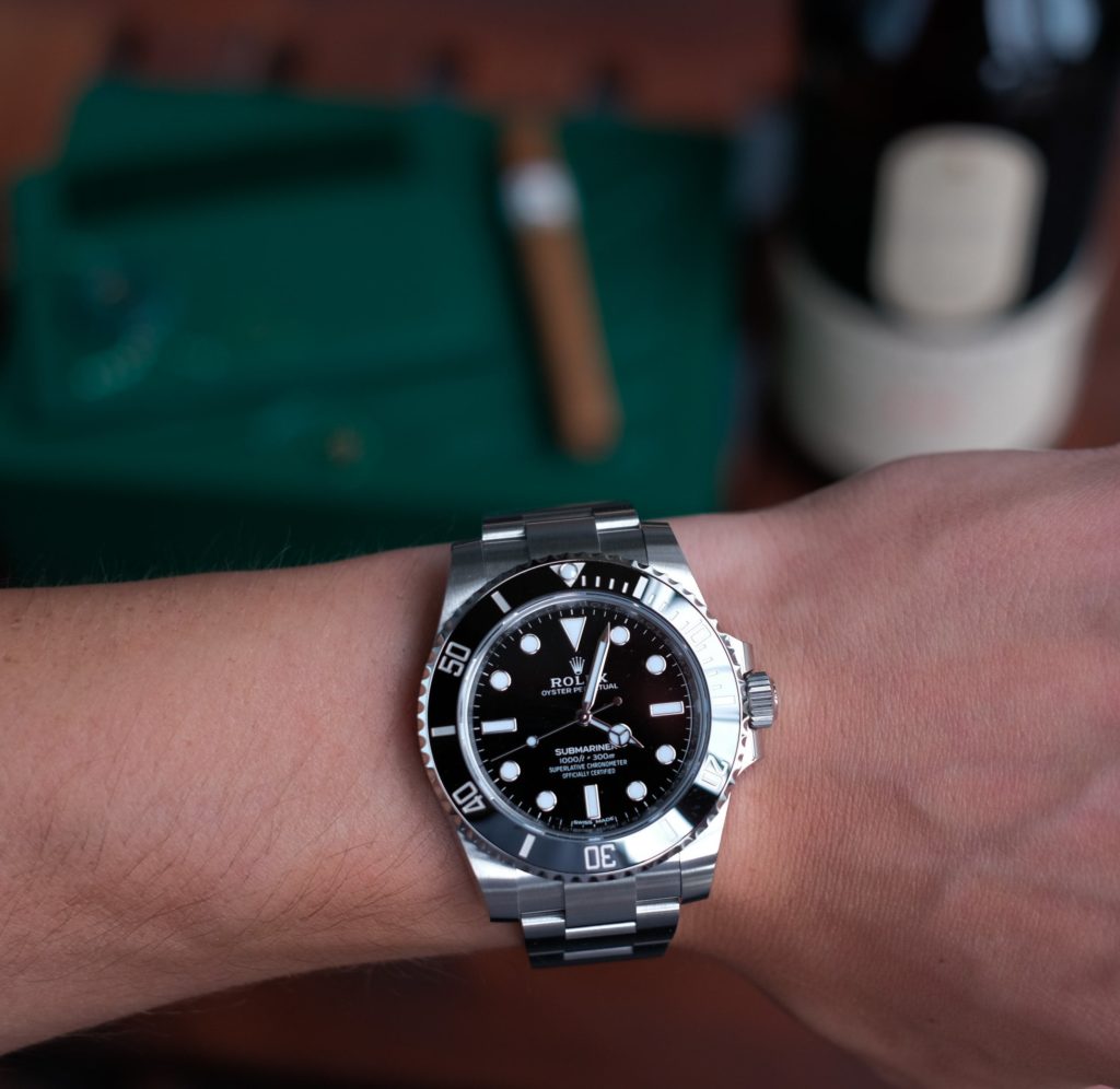 Submariner on the wrist