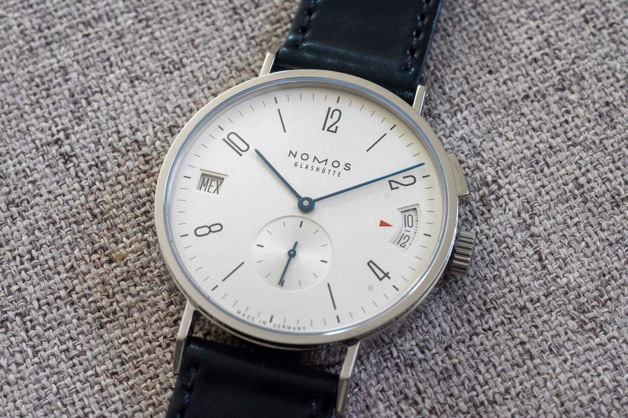 Nomos Glashutte Tangomat GMT Watch Review WatchReviewBlog