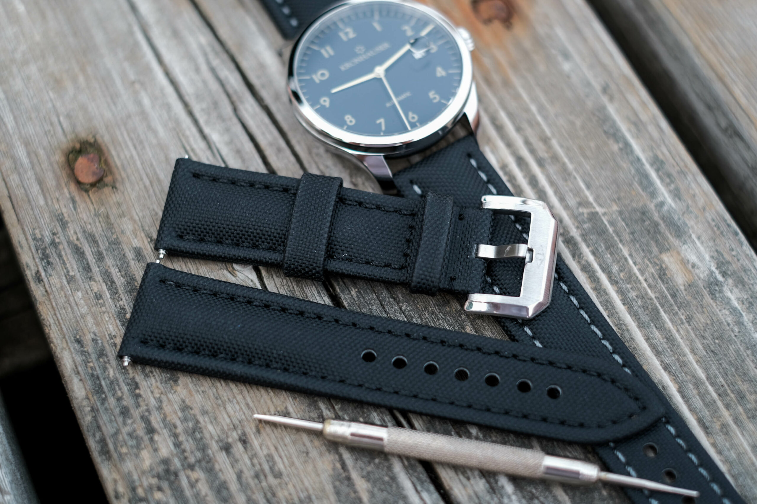 Photo with watch strap tool