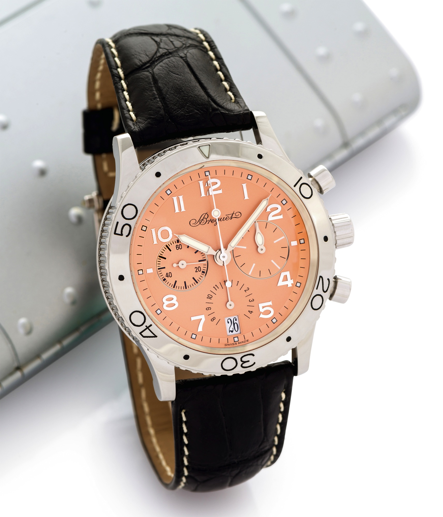 Breguet Type XX Transatlantique Salmon Dial