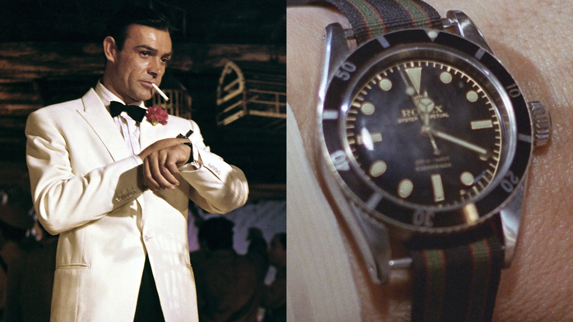 Sean Connery wearing the Submariner