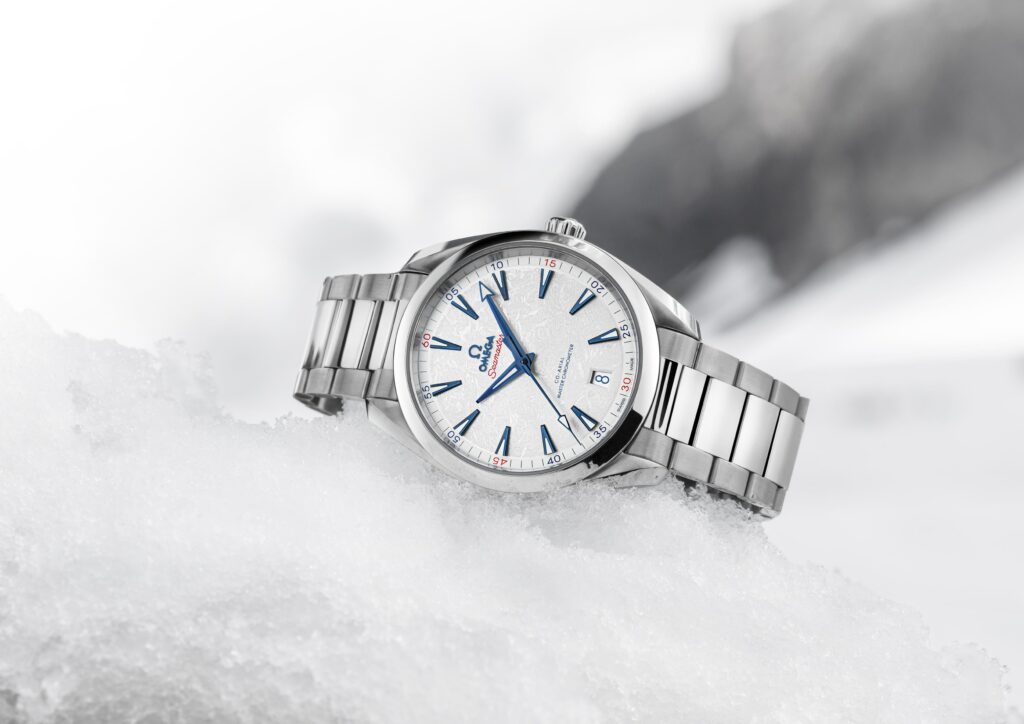 Introducing the OMEGA Ice Inspired Seamaster Aqua Terra Beijing 2022