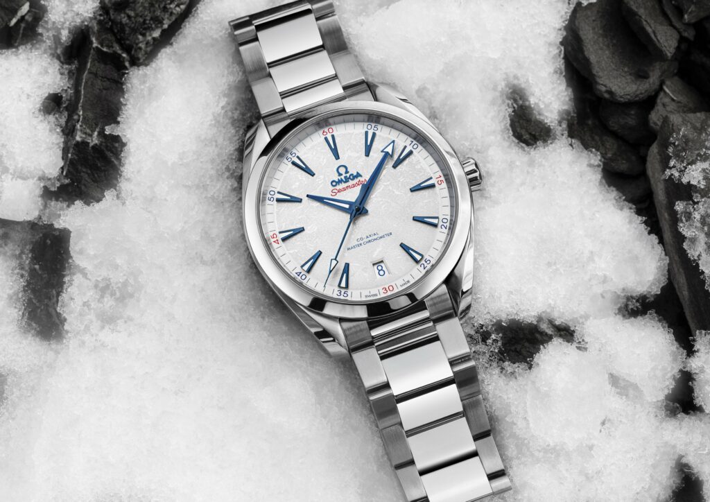 Full photo of OMEGA Ice Inspired Seamaster Aqua Terra Beijing 2022