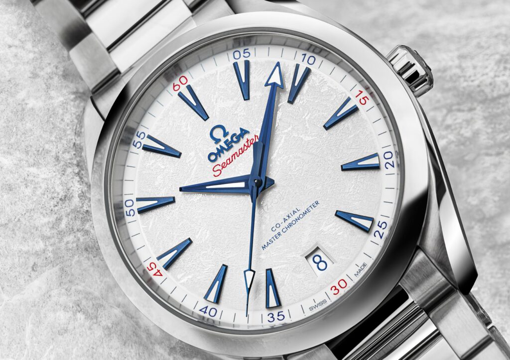 OMEGA Ice Inspired Seamaster Aqua Terra Dial