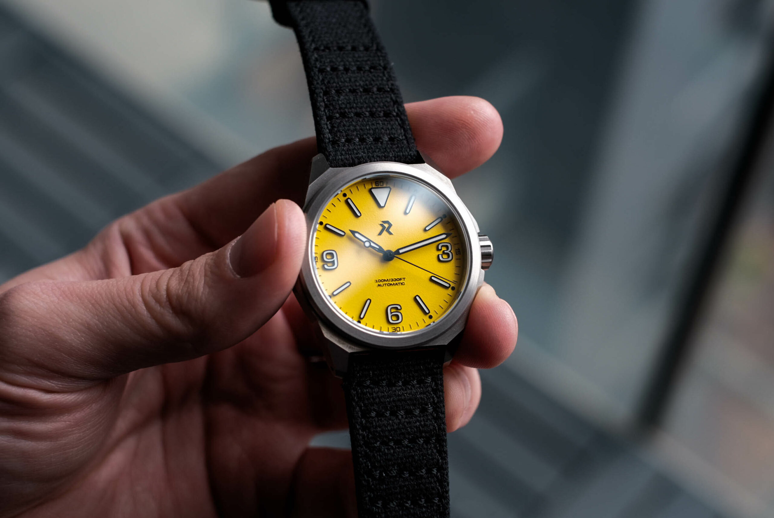 RZE Watches Resolute Yellow Medallion Dial