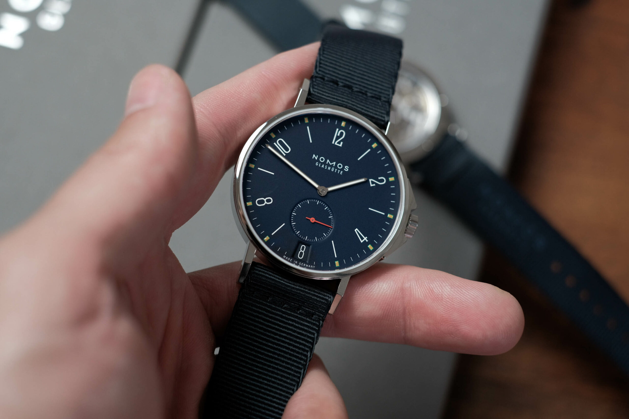 Nomos Ahoi Atlantic Dial Photo