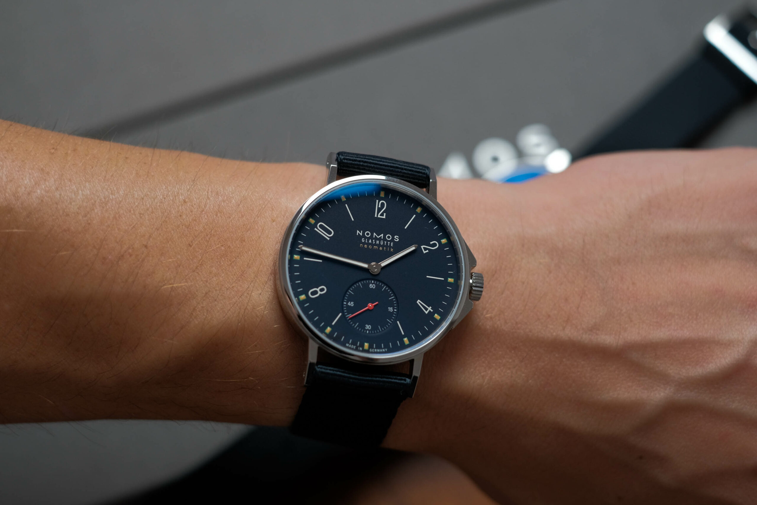 Nomos Ahoi Atlantic Wrist Shot