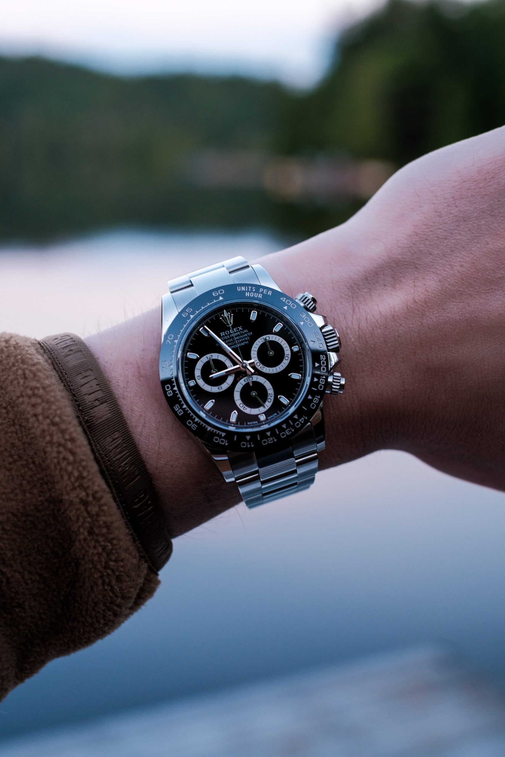 Daytona wrist shot at cottage lake