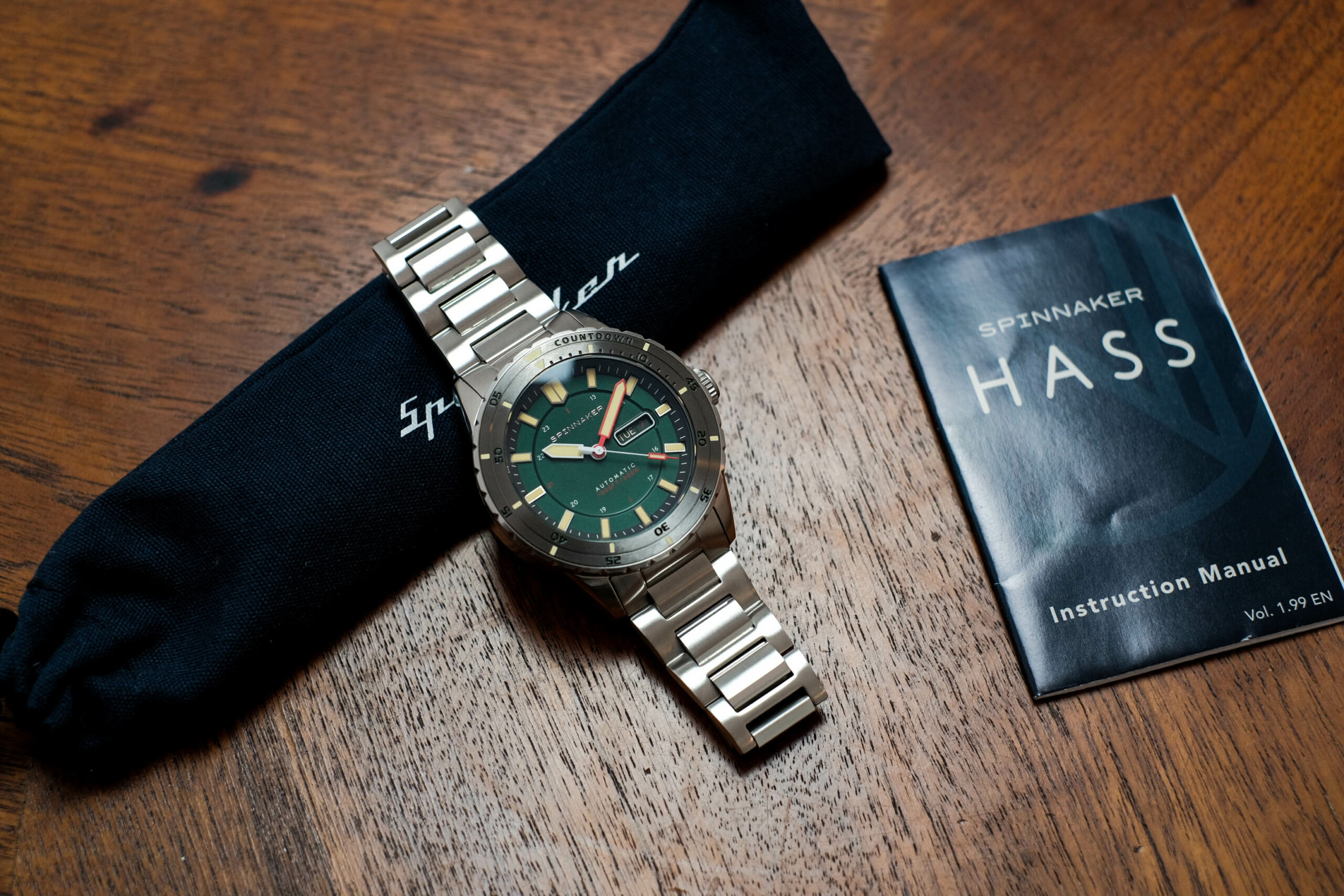 Spinnaker Hass SP-5099 Automatic Kelp Green Watch Review