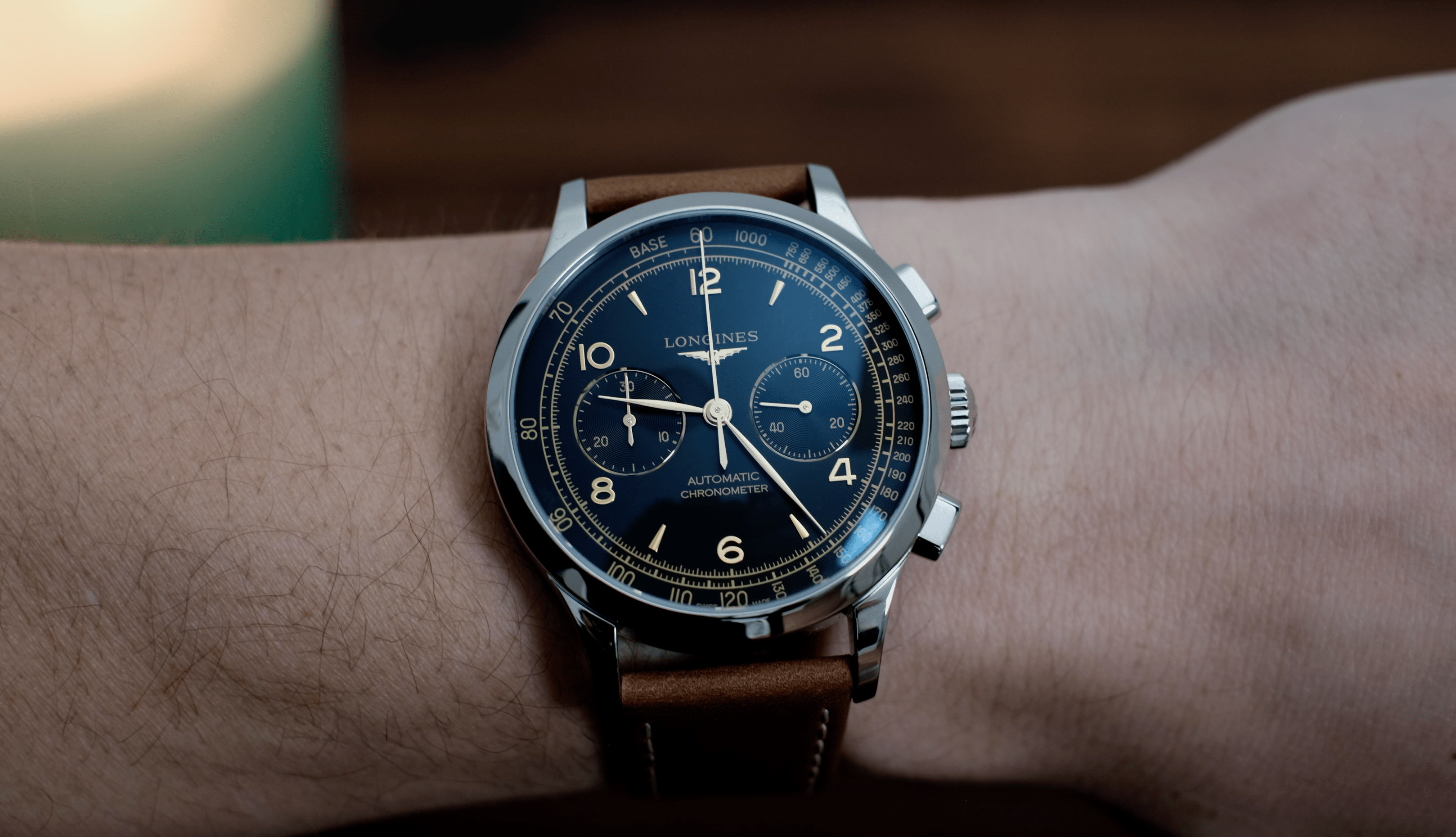 Longines Record Automatic Chronograph L2.921.4.56.2 Watch Review