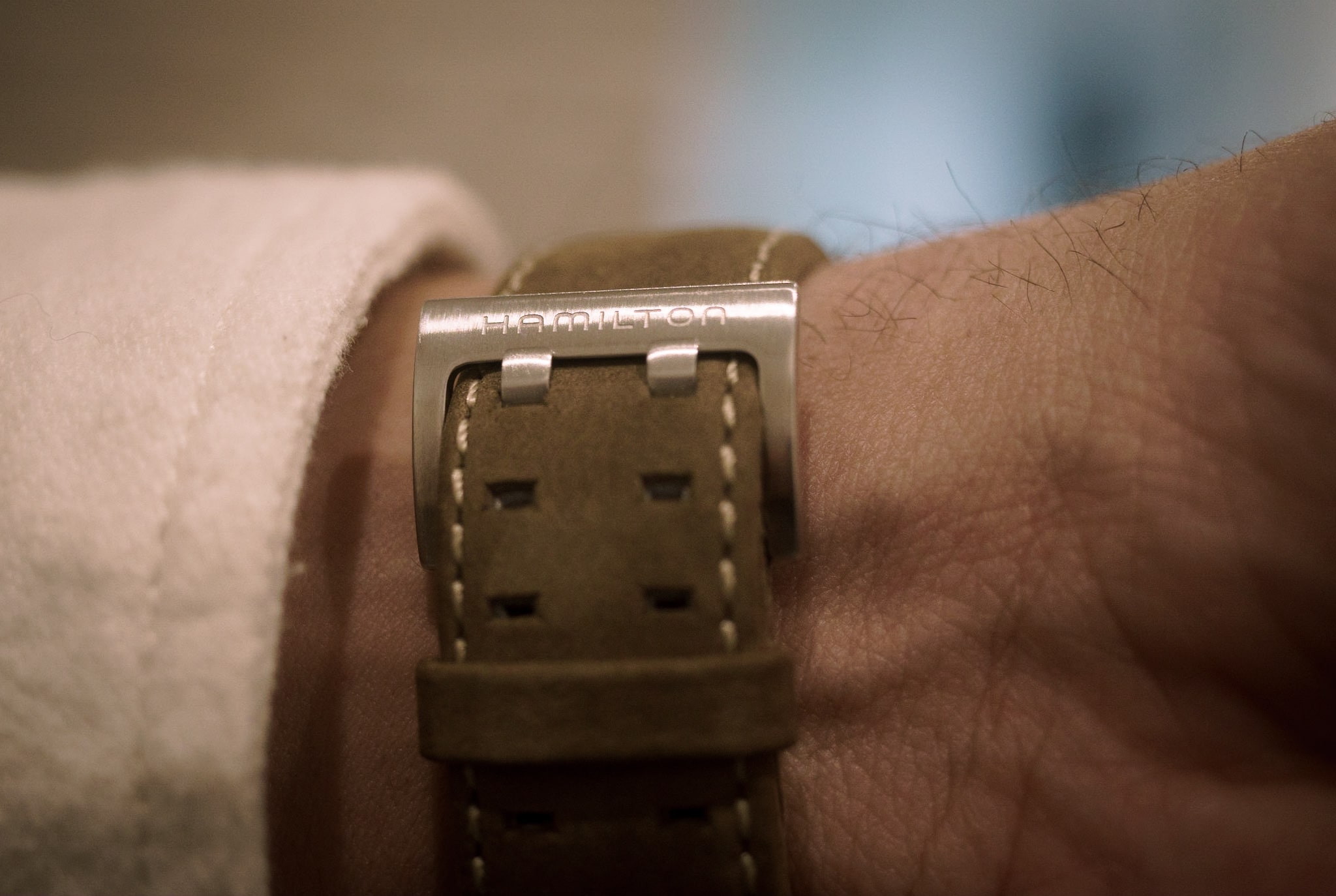 Khaki Field Titanium Auto Clasp