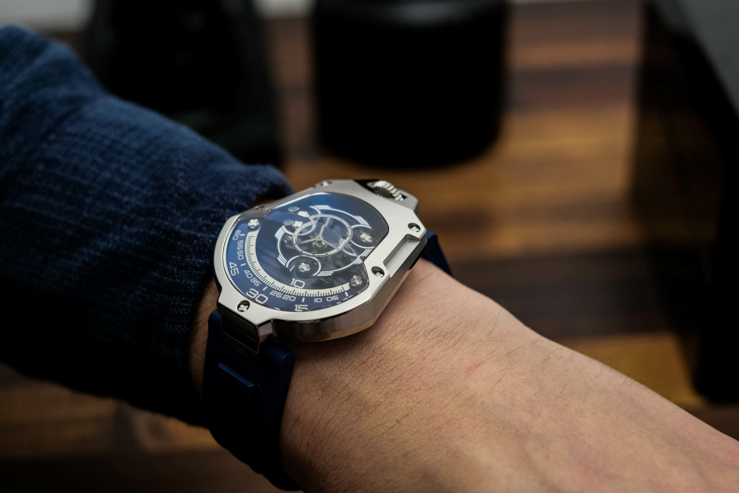 Atowak Spaceship Wrist Shot Side View