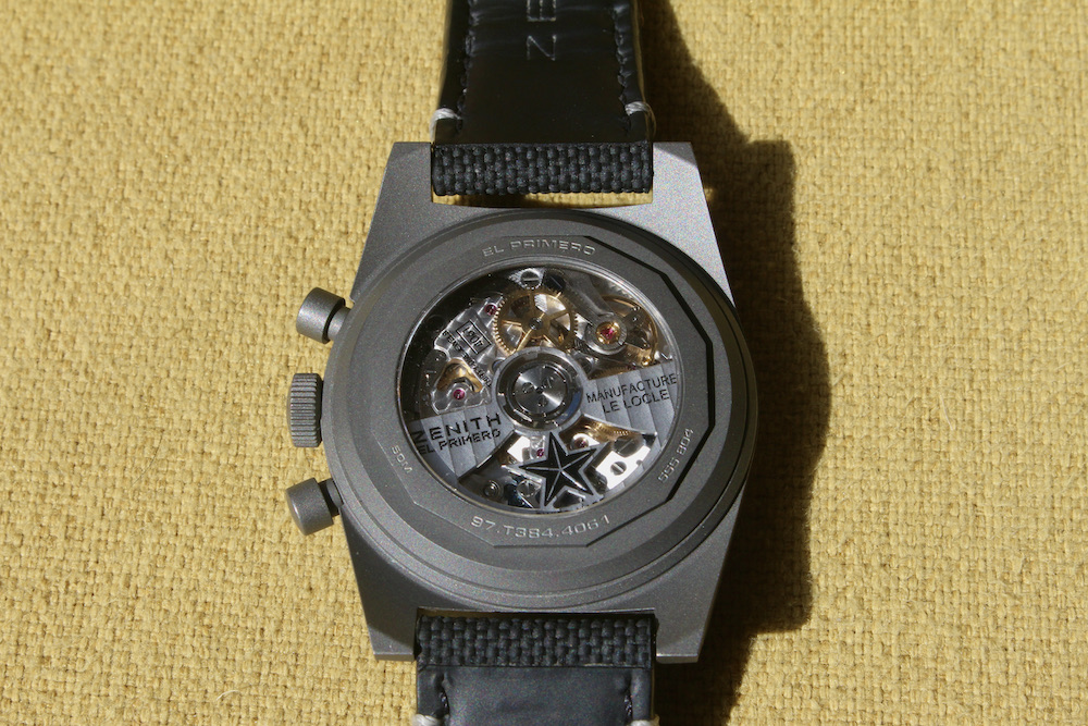Zenith Chronomaster Revival Shadow Movement Angle