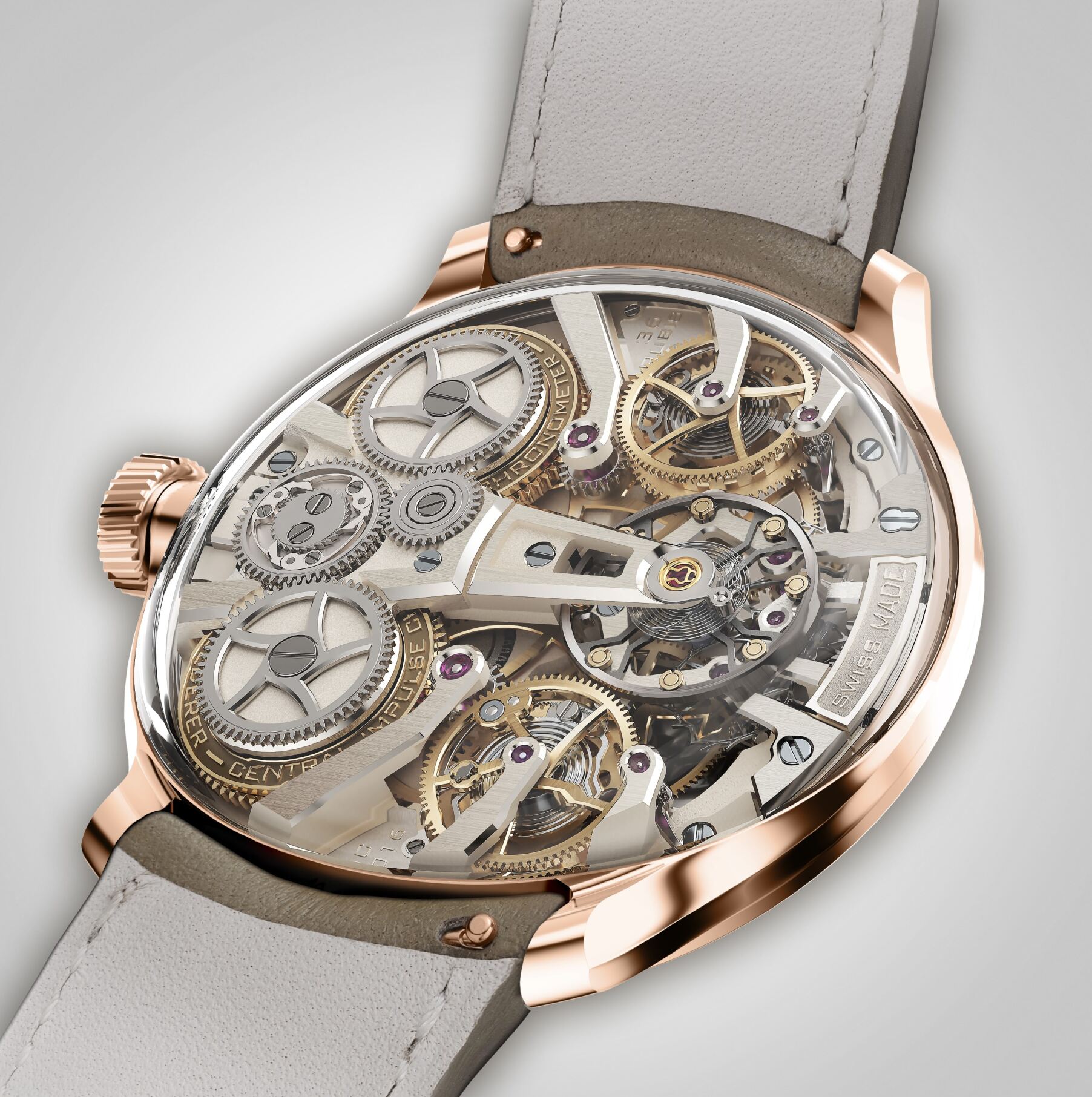 Central Impulse Chronometer Movement