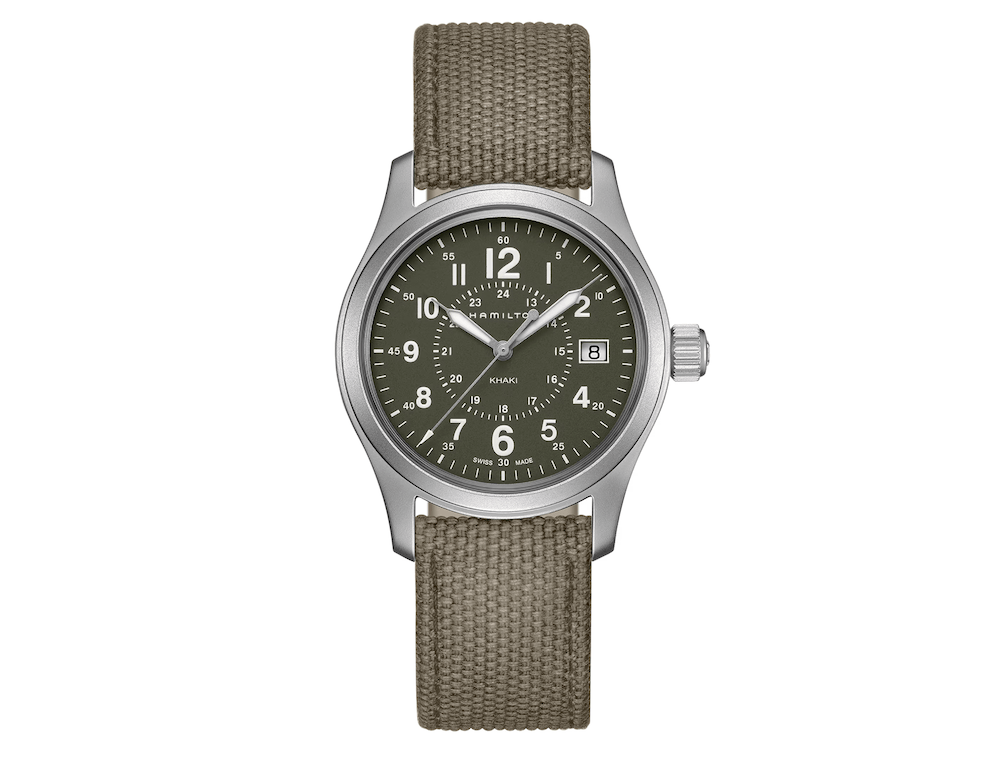 Hamilton Khaki Field Quartz 38mm Green Dial