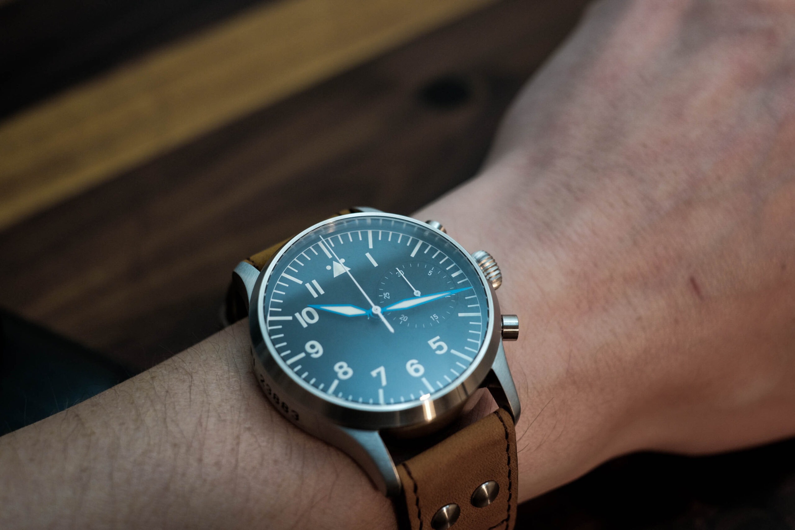 Stowa Flieger Classic Pilot Chrono Wrist Shot