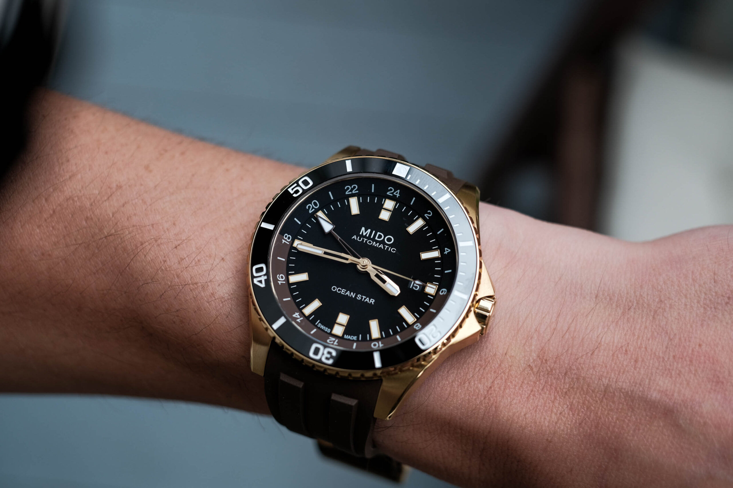 Mido Ocean Star GMT Rootbeer A Hands on Review